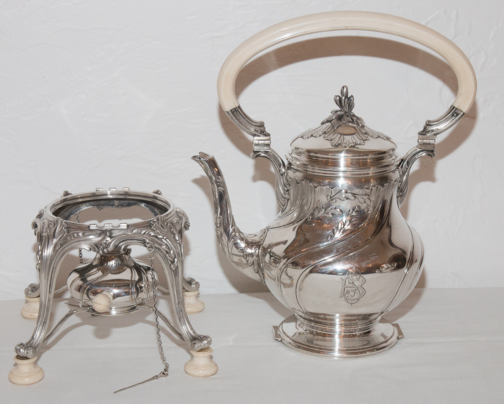 Tea And Coffee Service In Silver Jean Emile Puiforcat Early Twentieth Century-photo-3