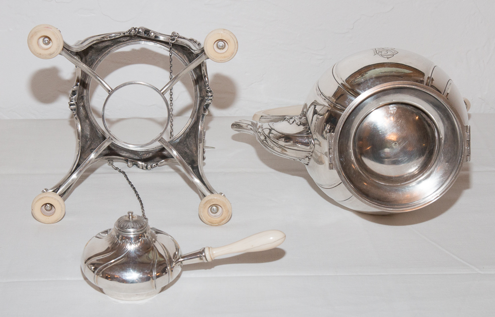 Tea And Coffee Service In Silver Jean Emile Puiforcat Early Twentieth Century-photo-4