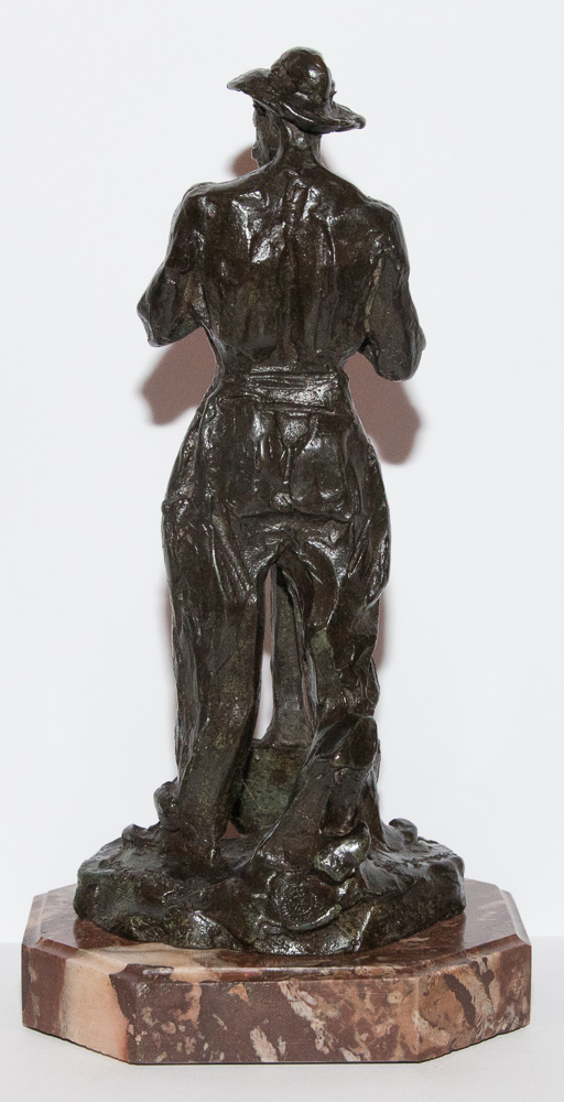Le Terrassier En Bronze Signé Dalou 1838-1902 -photo-2