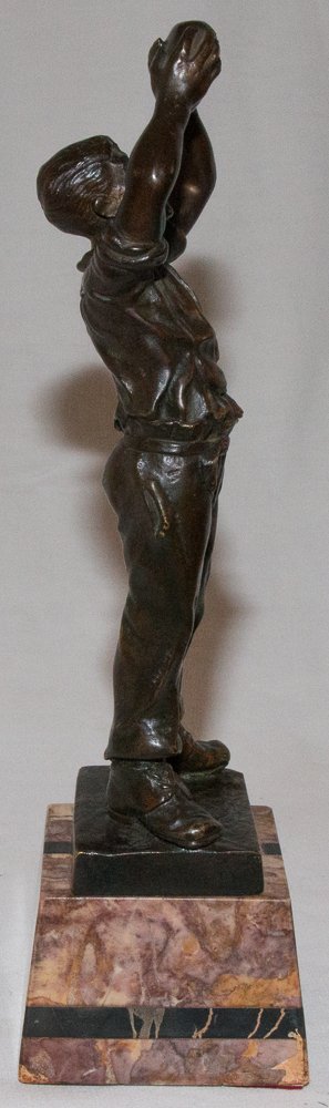 Bronze Le Buveur  G Omerth Circa 1920-photo-2