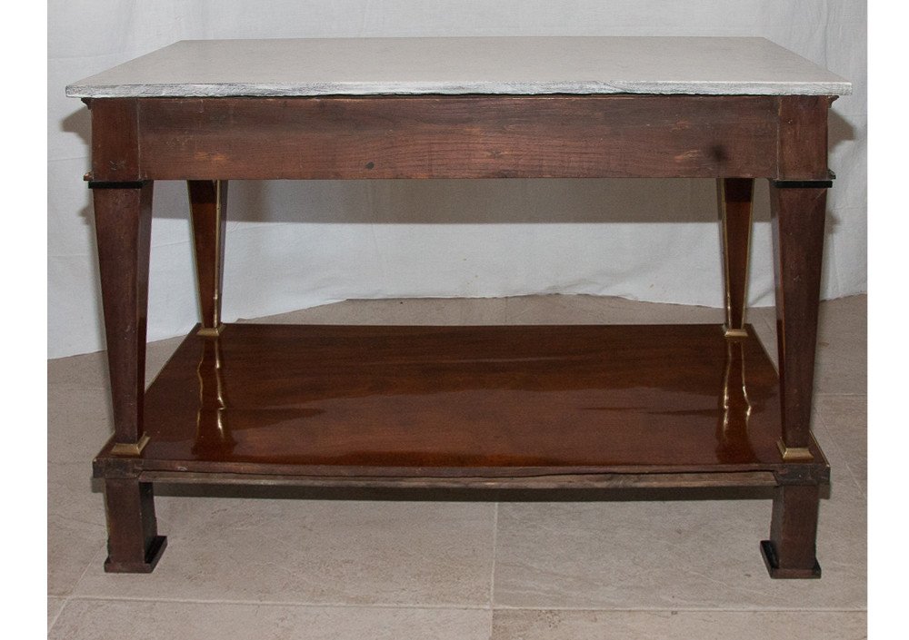 Mahogany Console Consulate Period-photo-7