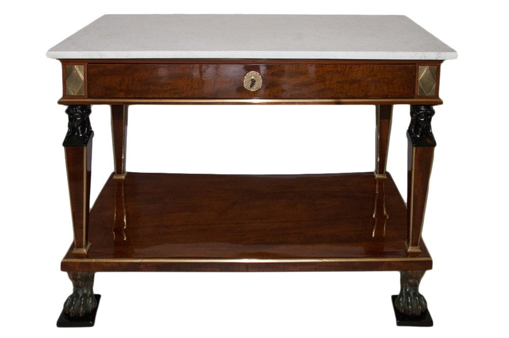 Mahogany Console Consulate Period