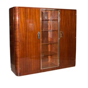 Bookcase In Rosewood Art Deco Period Circa 1930