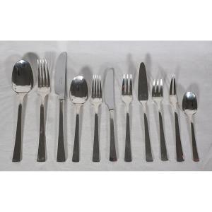 Christofle Concorde Model 138-piece Cutlery Set Circa 1975 