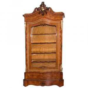 Showcase In Rosewood Marquetry Napoleon III Period