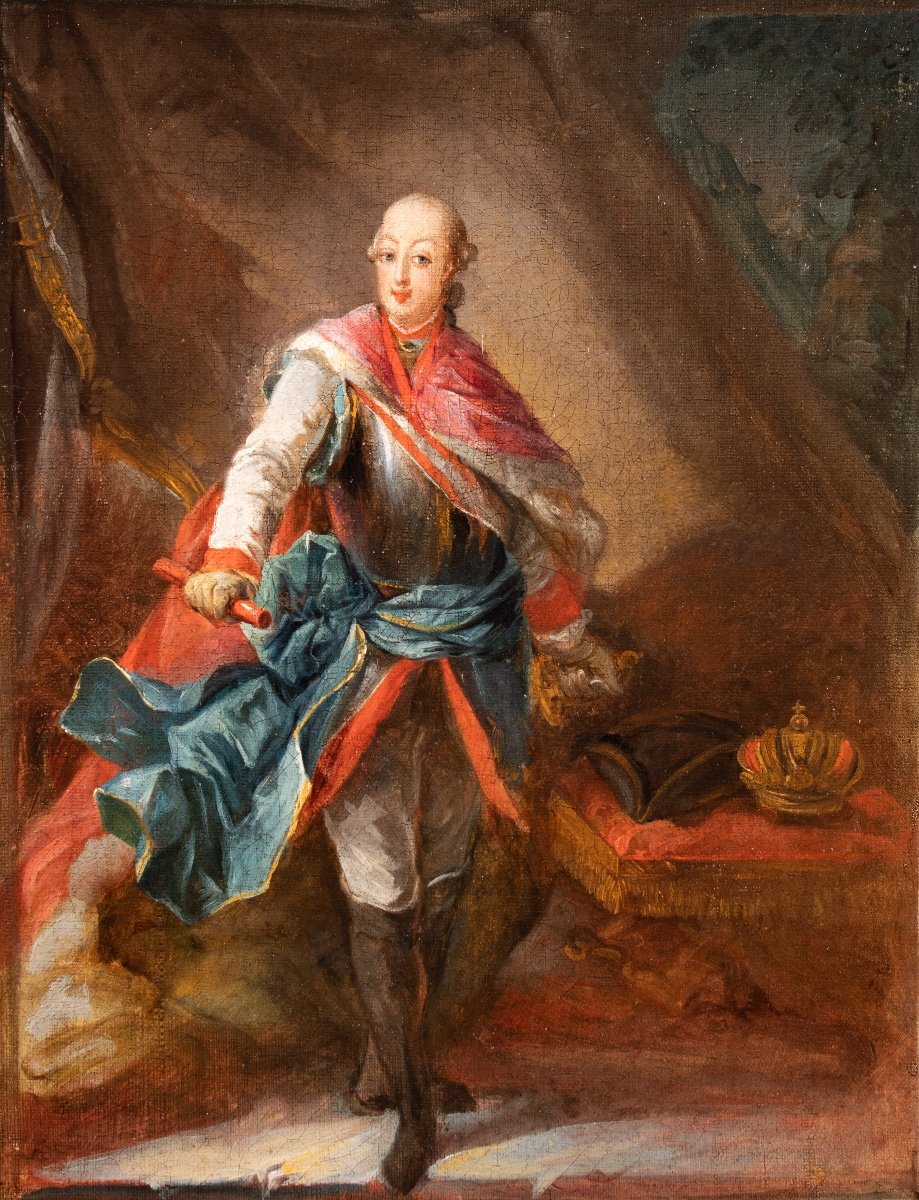 Portrait de l’empereur Joseph II de Habsbourg , atelier de Charles Le Clercq 18è siècle -photo-2