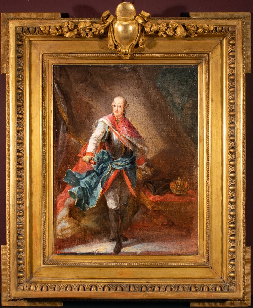 Portrait de l’empereur Joseph II de Habsbourg , atelier de Charles Le Clercq 18è siècle 