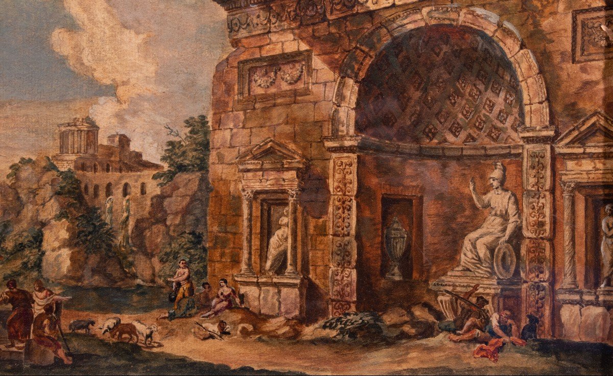 Ruines Romaines Par Marco Miglianini Rome 1771-photo-2