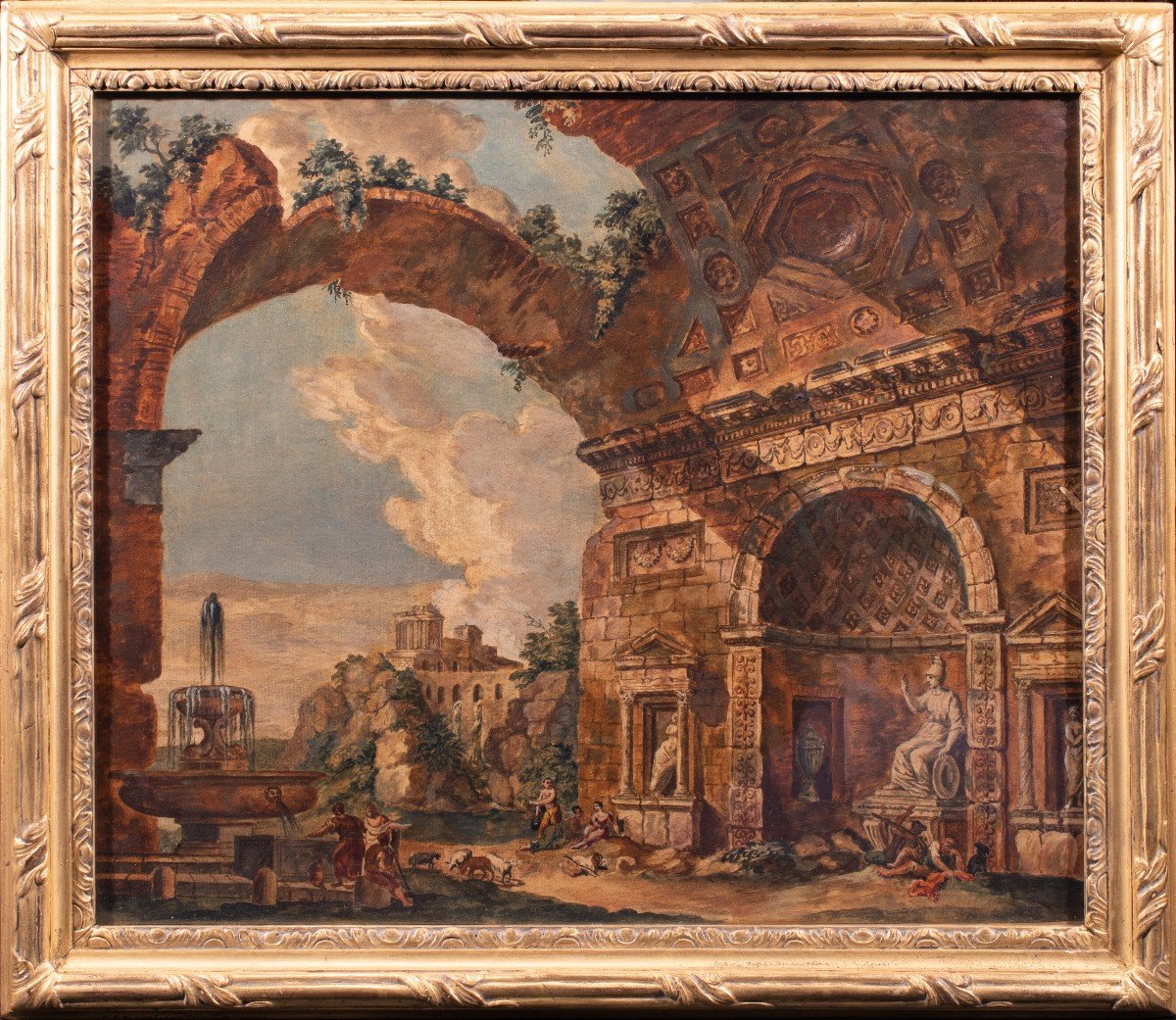 Ruines Romaines Par Marco Miglianini Rome 1771