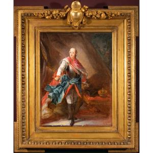 Portrait Of Emperor Joseph II Of Habsburg, Workshop Of Charles Le Clercq 18th  Century 