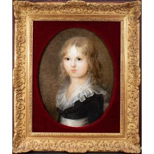 Portrait Of Louis-charles Of France Known As Louis XVII, French School, Late 18th Century 