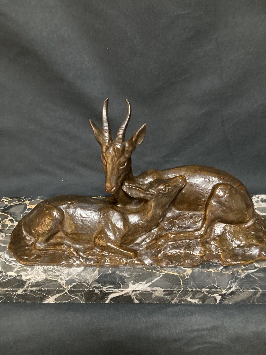 Bronze Animalier  H.r. Husset -photo-5