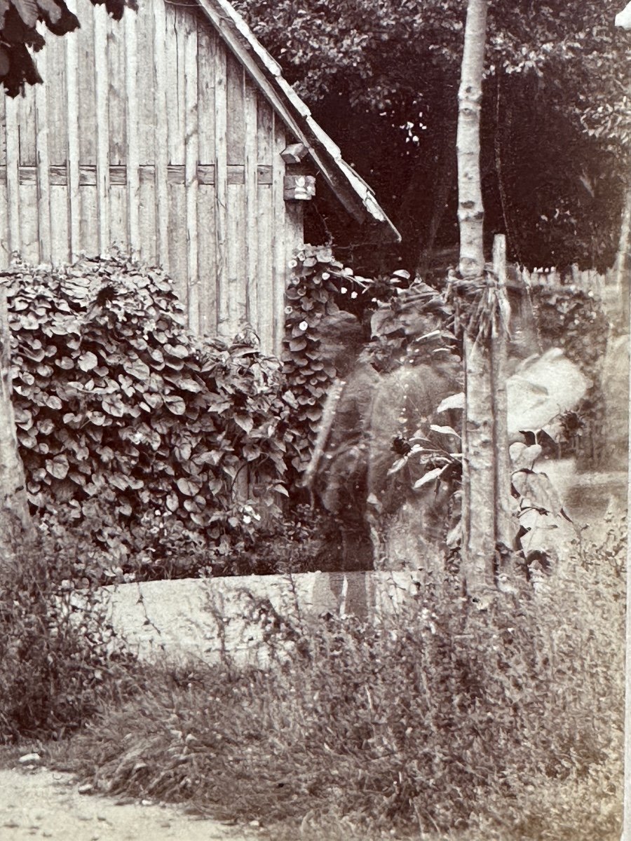 Old Photo Photography Pierre Petit Commune Paris Garrison Lively Garden 19th 