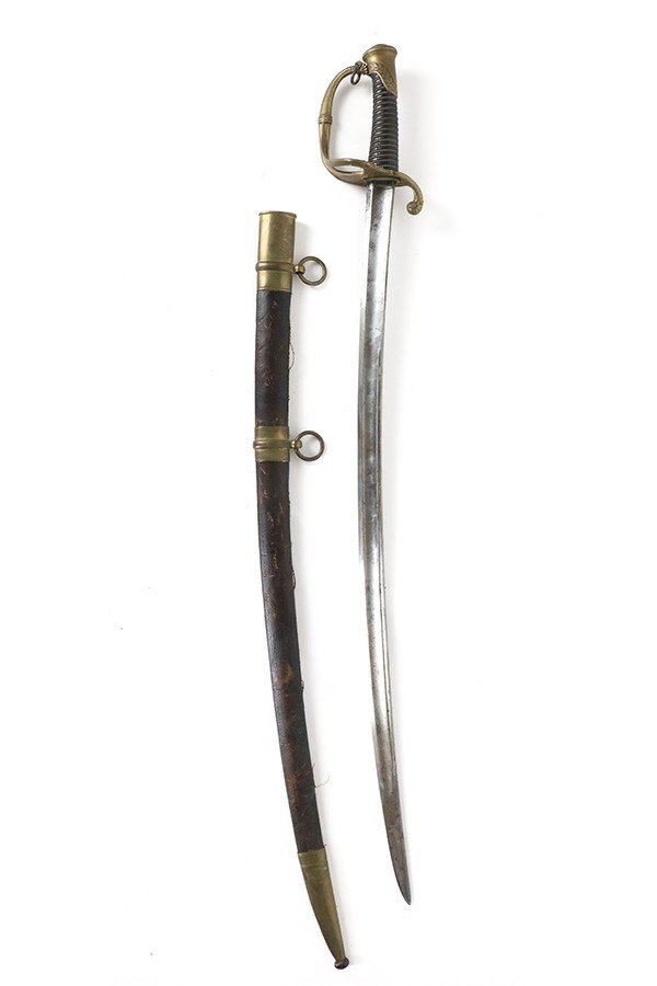 Klingenthal Infantry Officer Saber 1821 Military Scabbard Militaria Weapon -photo-2