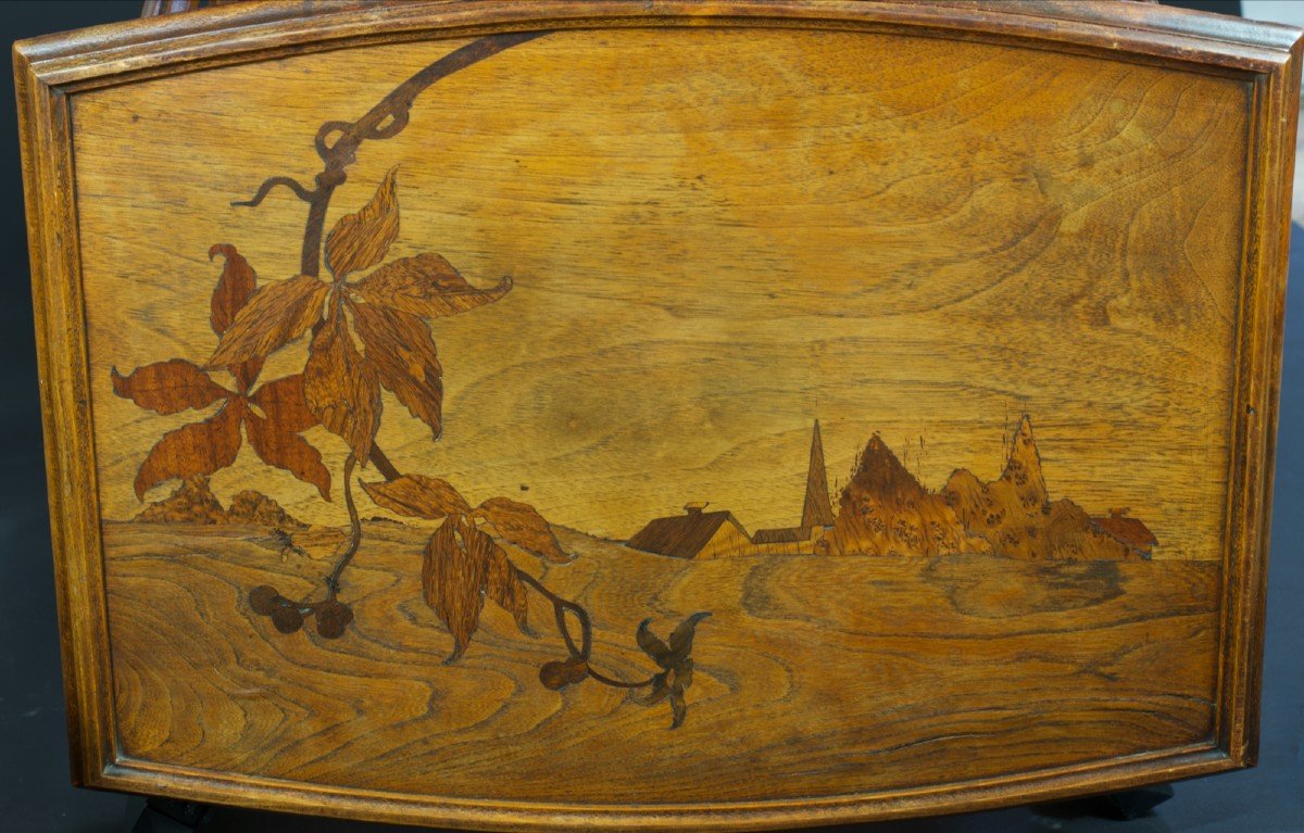 Ancienne Table d'Appoint Guéridon Art Nouveau Nouille Sv  Paul Guth Gallé Majorelle 1900 Nancy-photo-3