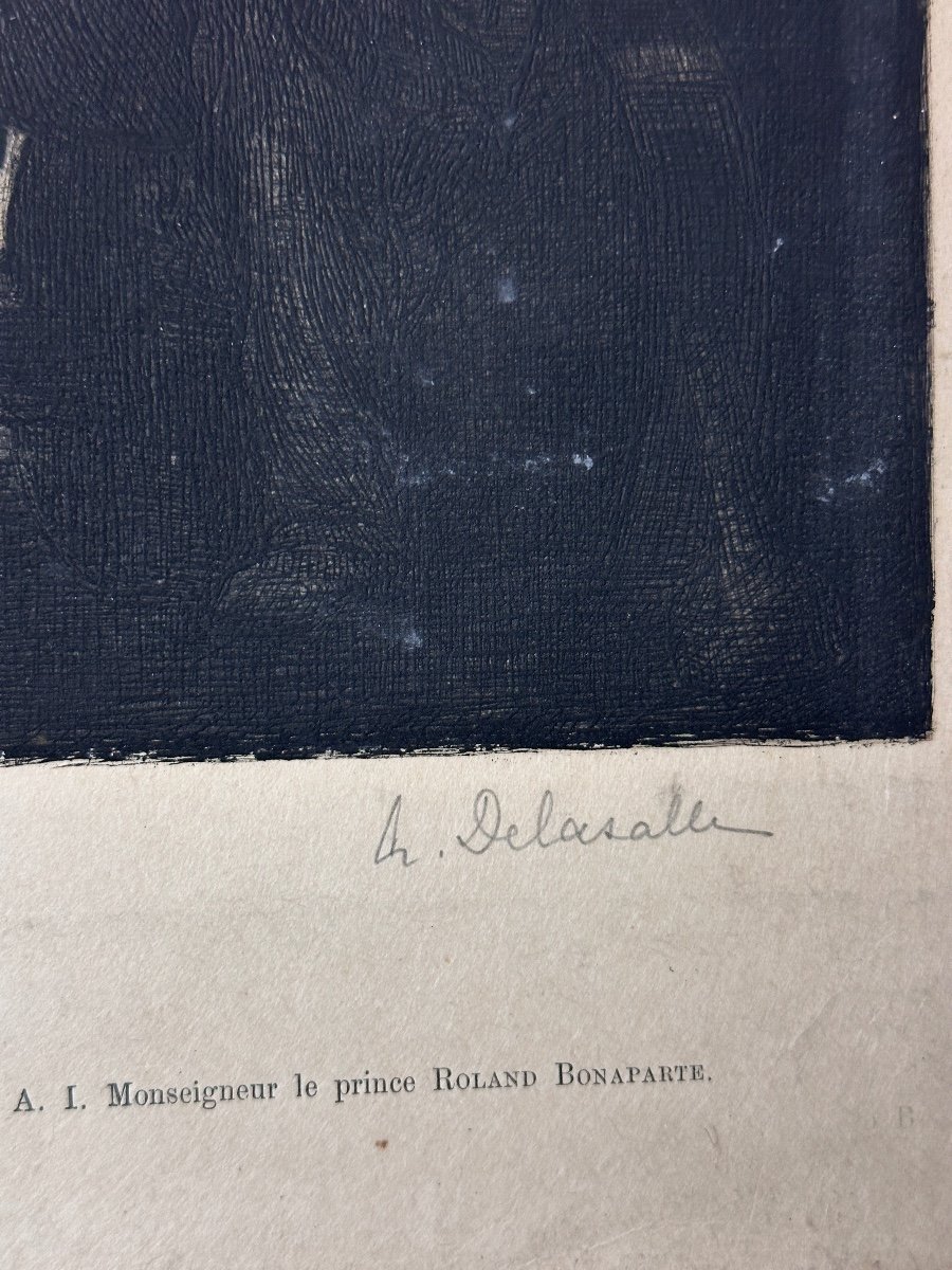 Angèle  Delassale  Ancienne Gravure Portrait Forgerons La Forge Acier Métalurgie 1904-photo-1