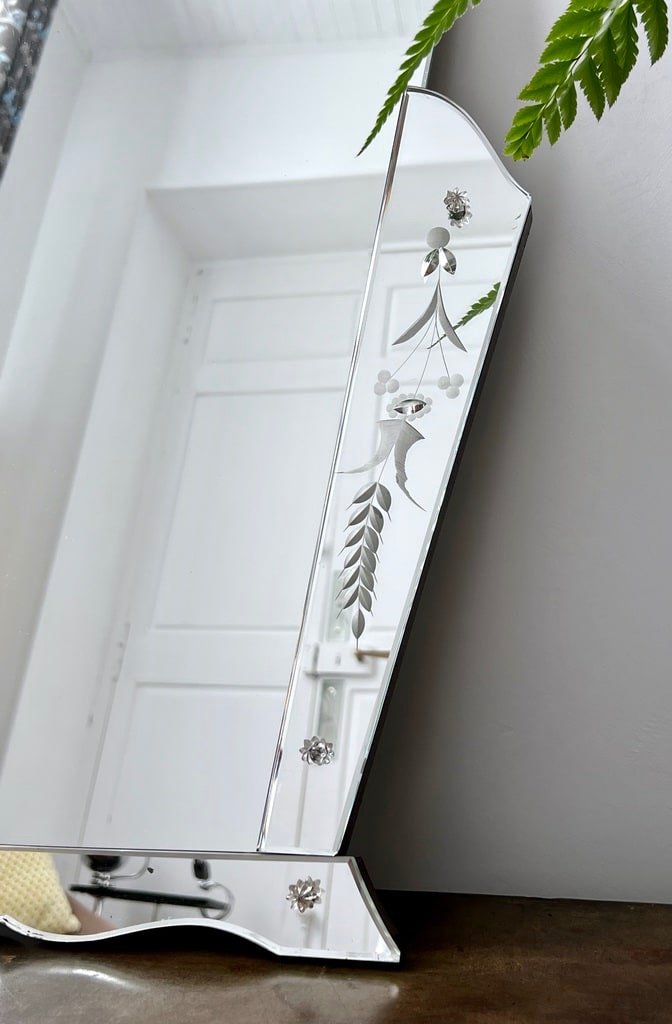 Venetian Style Art Deco Wall Mirror-photo-3