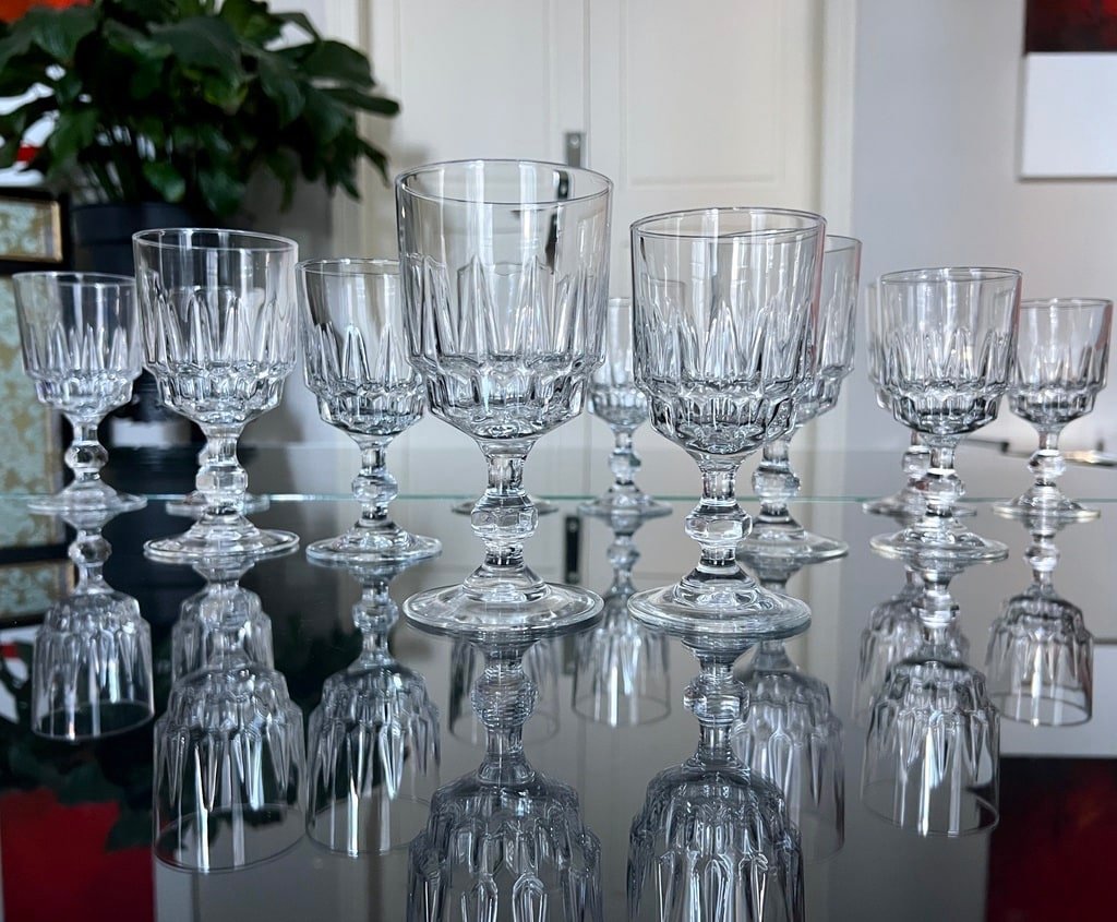 Vintage Stemmed Glasses - Table Service-photo-2