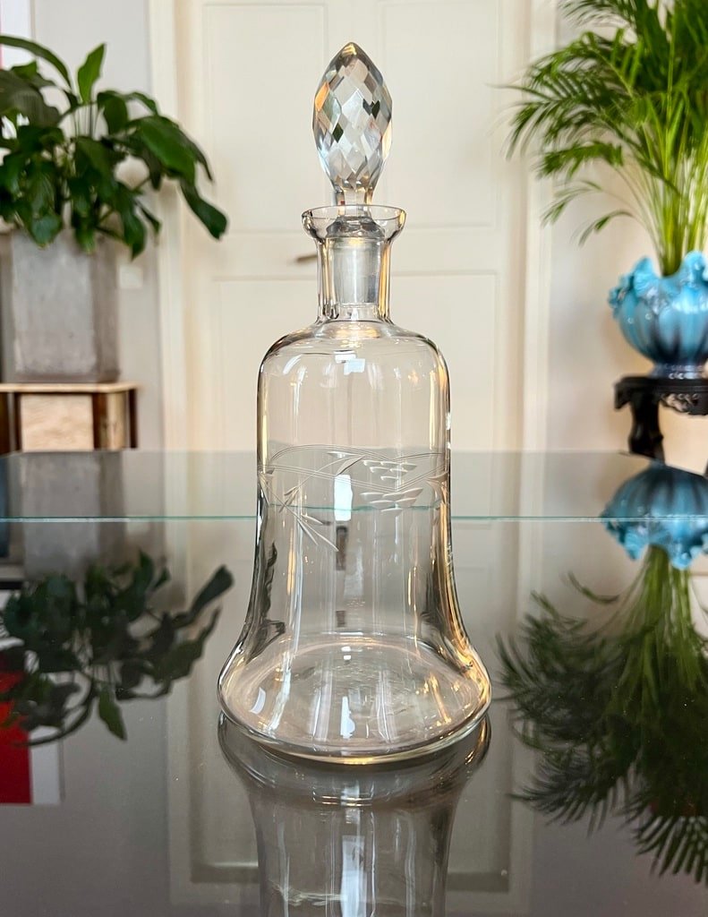 Vintage Alcohol Carafe - Bar Bottle-photo-3