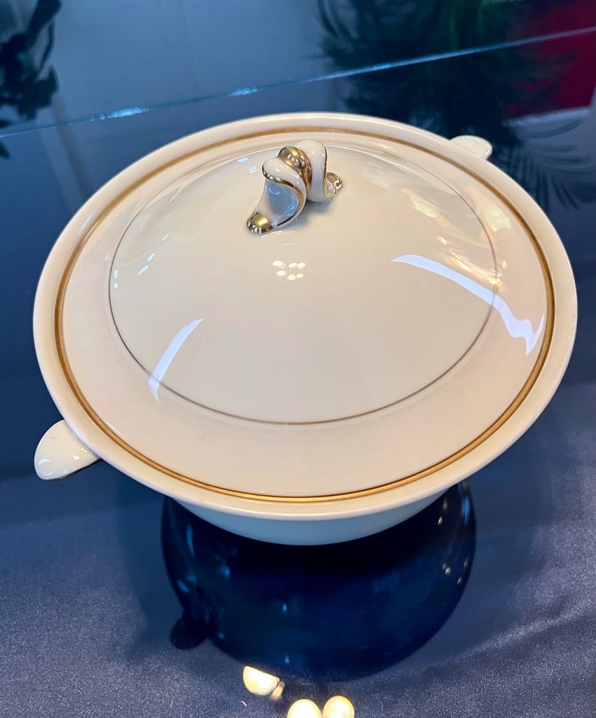 Art Deco Porcelain Tureen - Gm Monograms - Rouard - Hutschenreuther-photo-5