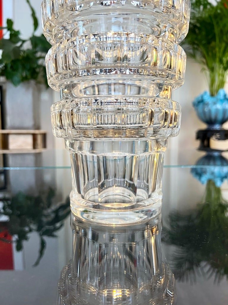 Vase En Cristal - Vintage 1940 - 1950-photo-1