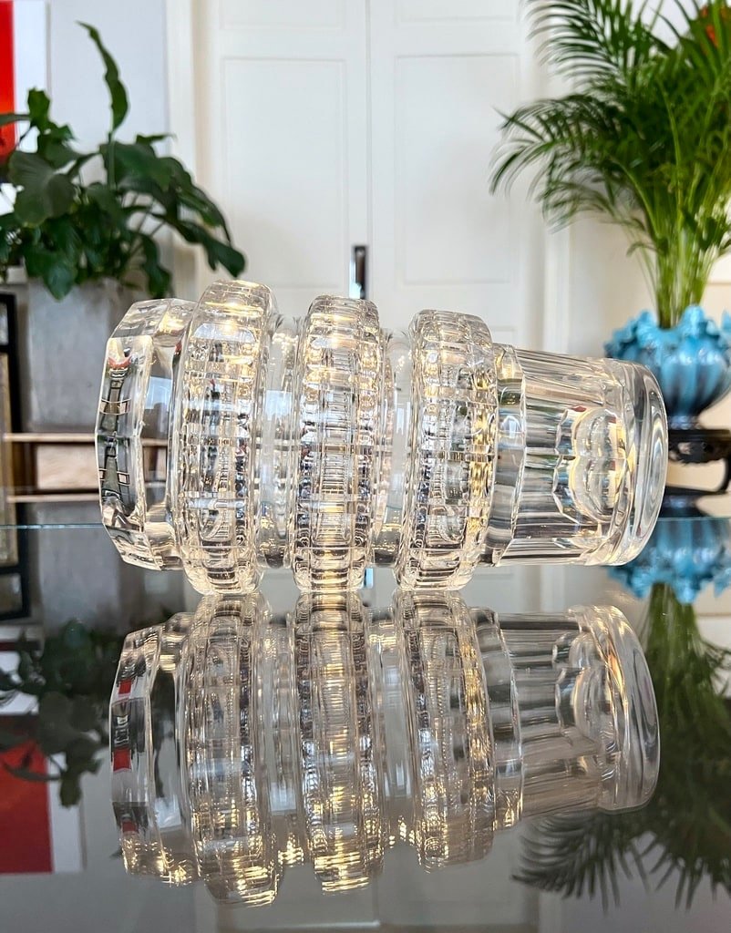 Vase En Cristal - Vintage 1940 - 1950-photo-4