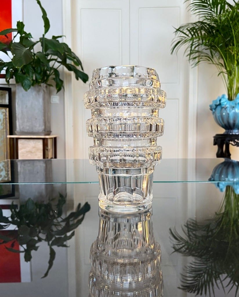 Vase En Cristal - Vintage 1940 - 1950