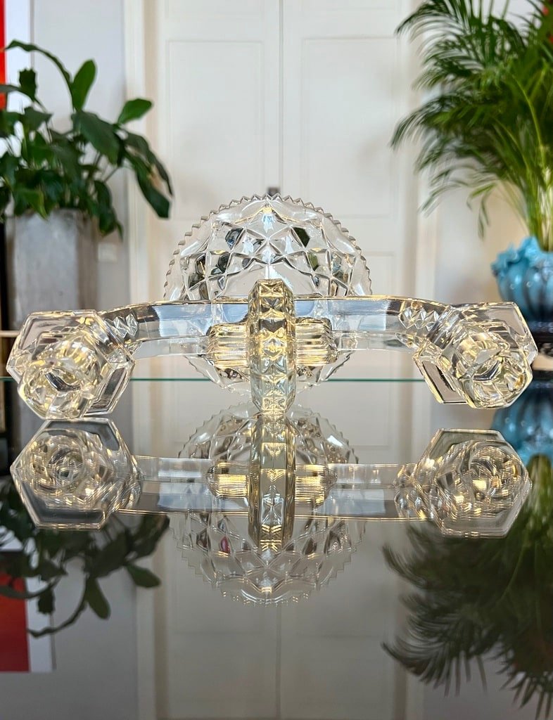 Glass Chandelier - Art Deco-photo-3