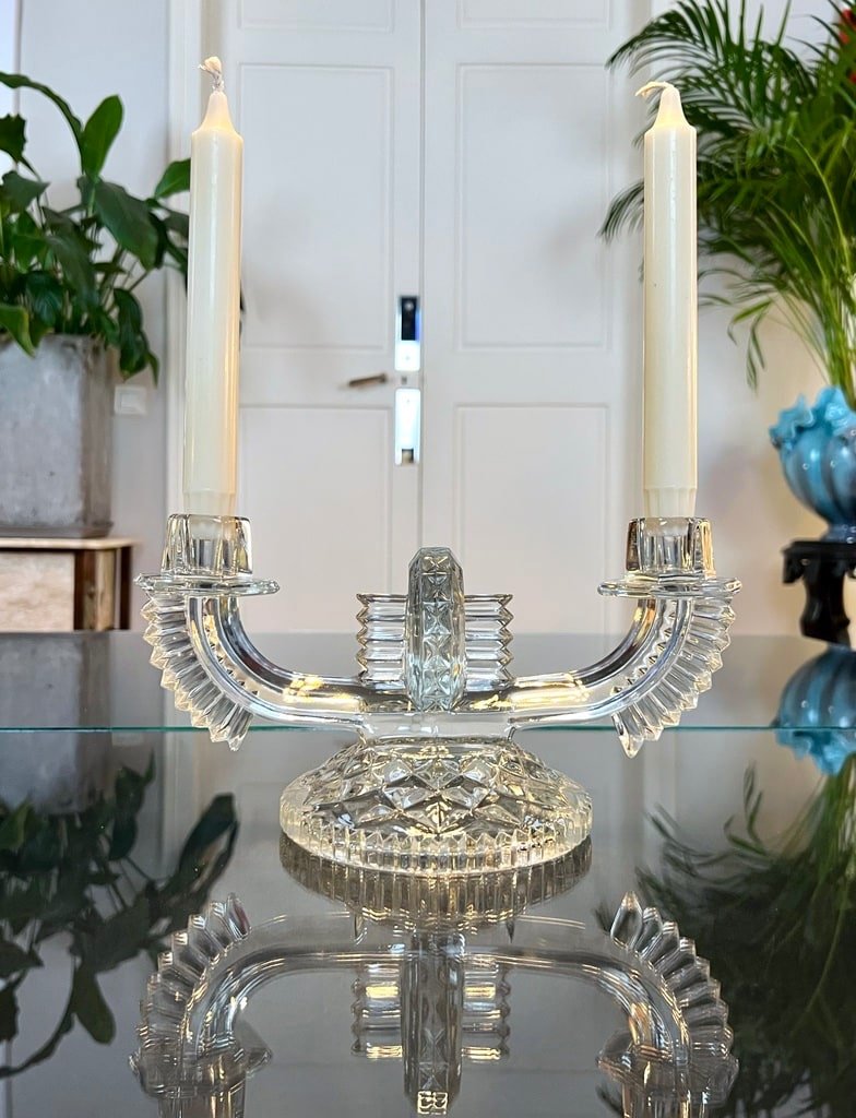 Glass Chandelier - Art Deco-photo-5