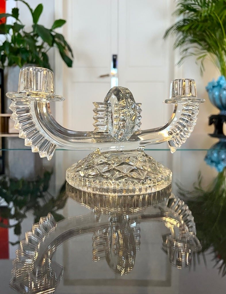 Glass Chandelier - Art Deco-photo-6