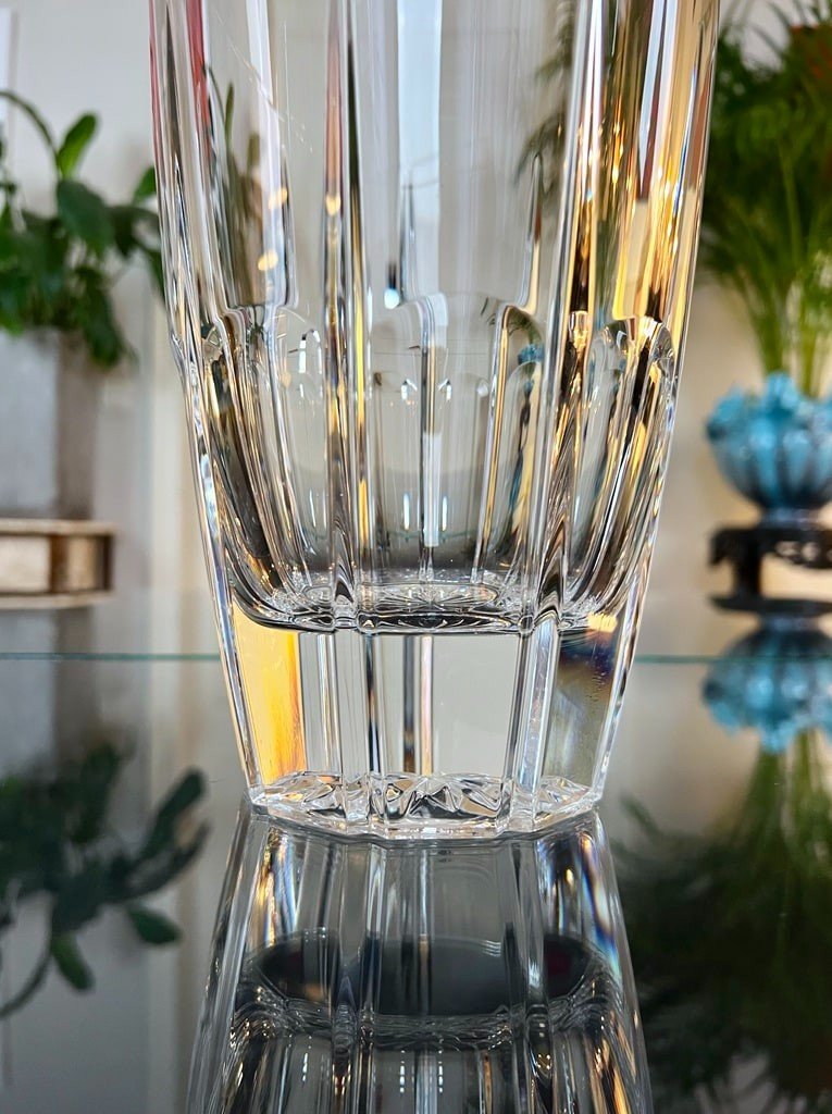 Crystal Vase - Vintage Decorative Object-photo-6