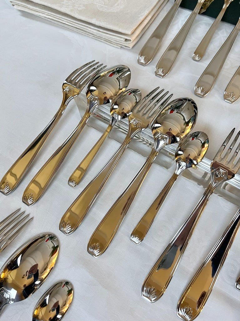 Vintage Stainless Steel Cutlery Set - Guy Degrenne - Cutlery-photo-7