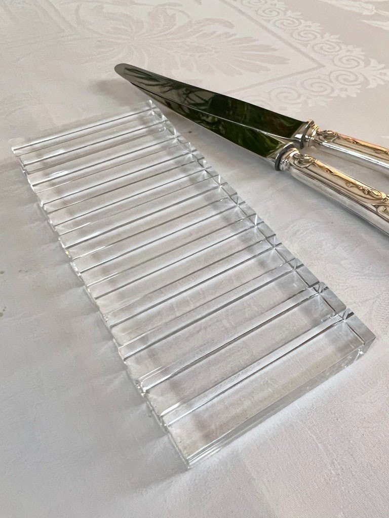 Coffret De 12 Porte-couteaux En Cristal Baccarat-photo-1