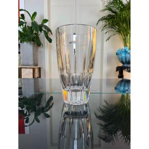 Vase En Cristal - Objet De Décoration Vintage