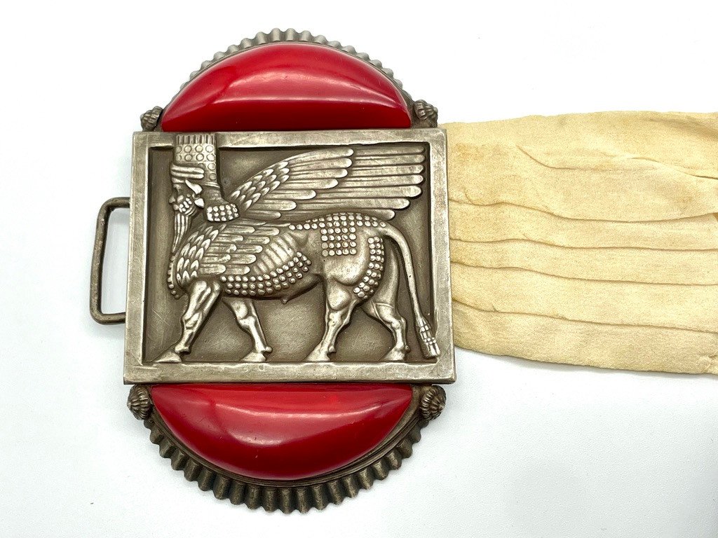 Large Belle Epoque Belt Buckle, Attributed To Piel Freres-photo-1