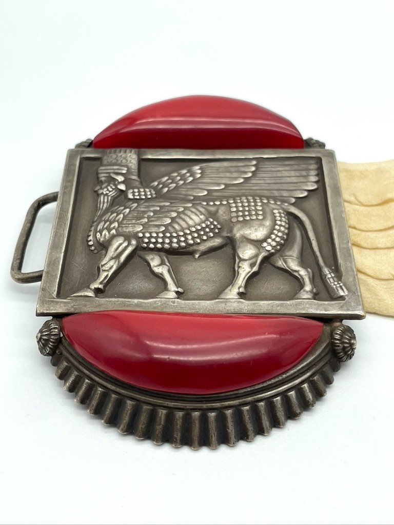 Large Belle Epoque Belt Buckle, Attributed To Piel Freres-photo-4