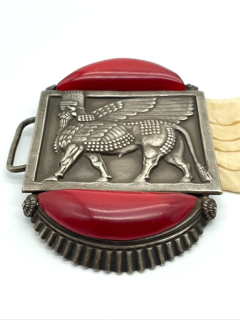 Large Belle Epoque Belt Buckle, Attributed To Piel Freres-photo-5