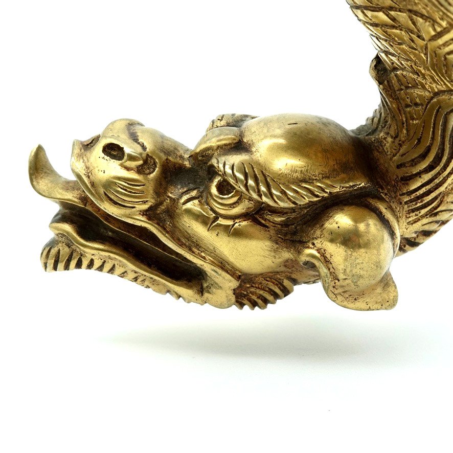 Furniture Ornament ,japonism,  In Gilt Bronze Gabriel Viardot Circa 1870-photo-1