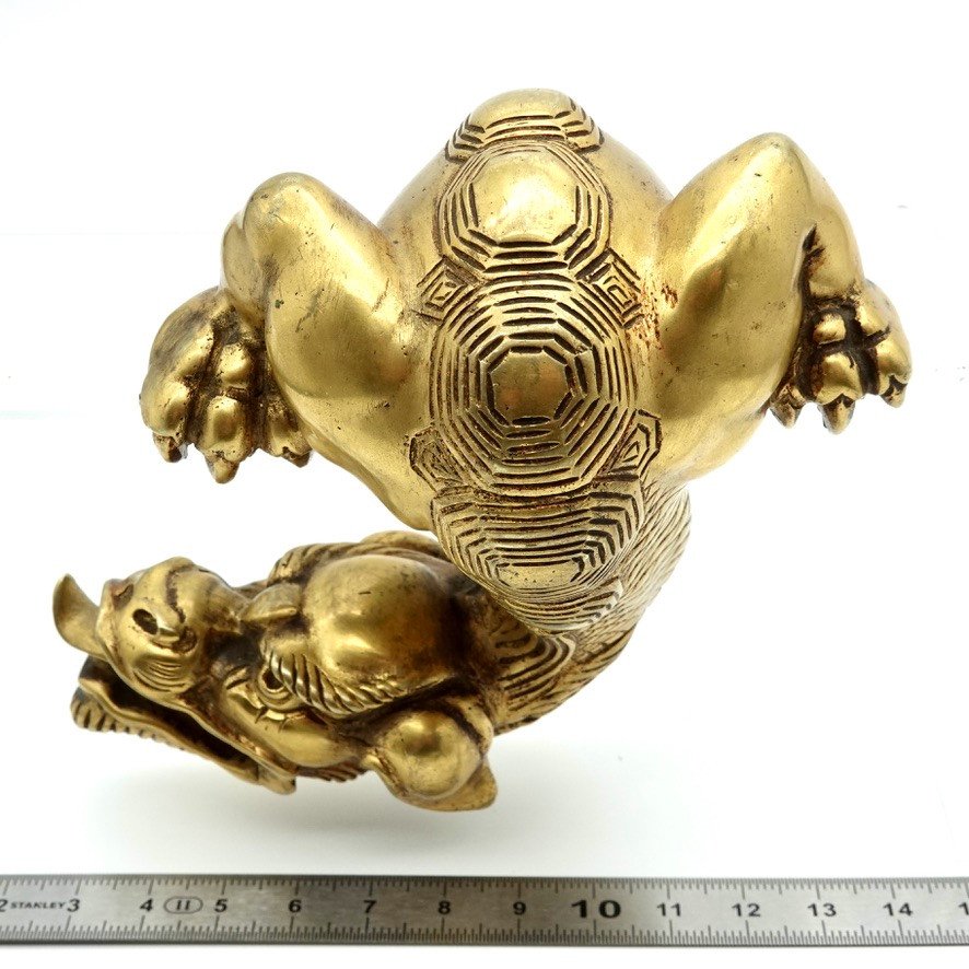 Furniture Ornament ,japonism,  In Gilt Bronze Gabriel Viardot Circa 1870-photo-5