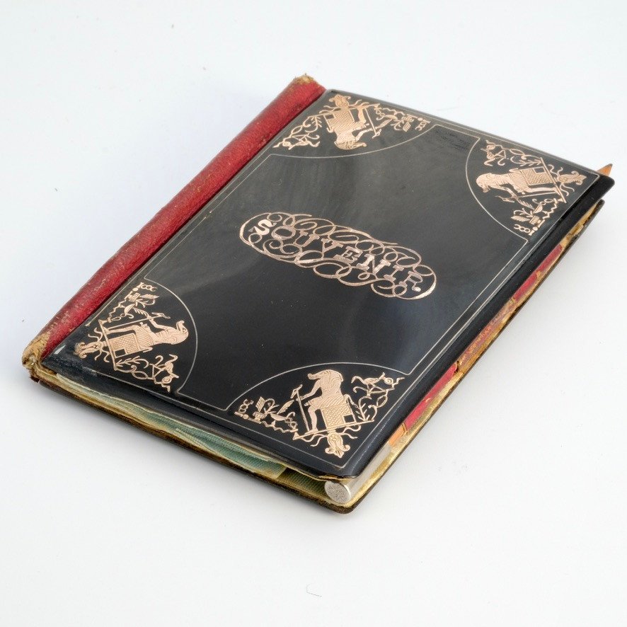 Egyptomania Ball Card In Gold Encrusted Tortoiseshell-photo-1