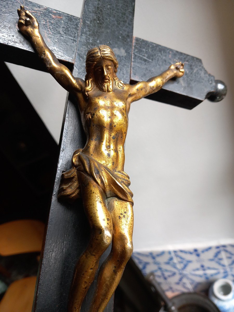 Christ En Bronze Doré France XVIIe Siècle 