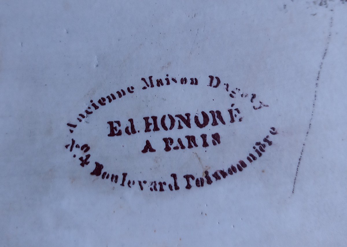 Grand Plateau De Service à Thé Ou Café Porcelaine De Paris Honoré Dagoty Charles X-photo-5