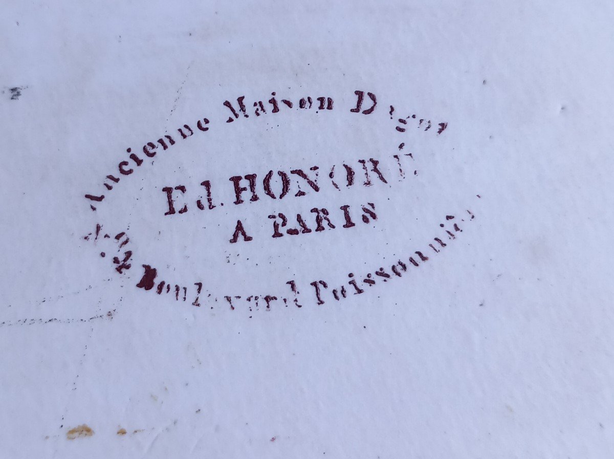 Grand Plateau De Service à Thé Ou Café Porcelaine De Paris Honoré Dagoty Charles X-photo-6