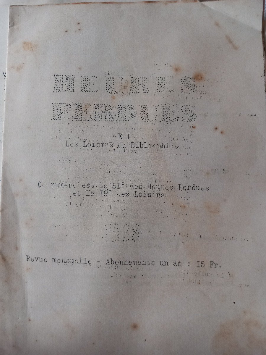 Archives And Documents Of Jean François Desthieux=françois Jean-desthieux Writer Poet XXth-photo-4