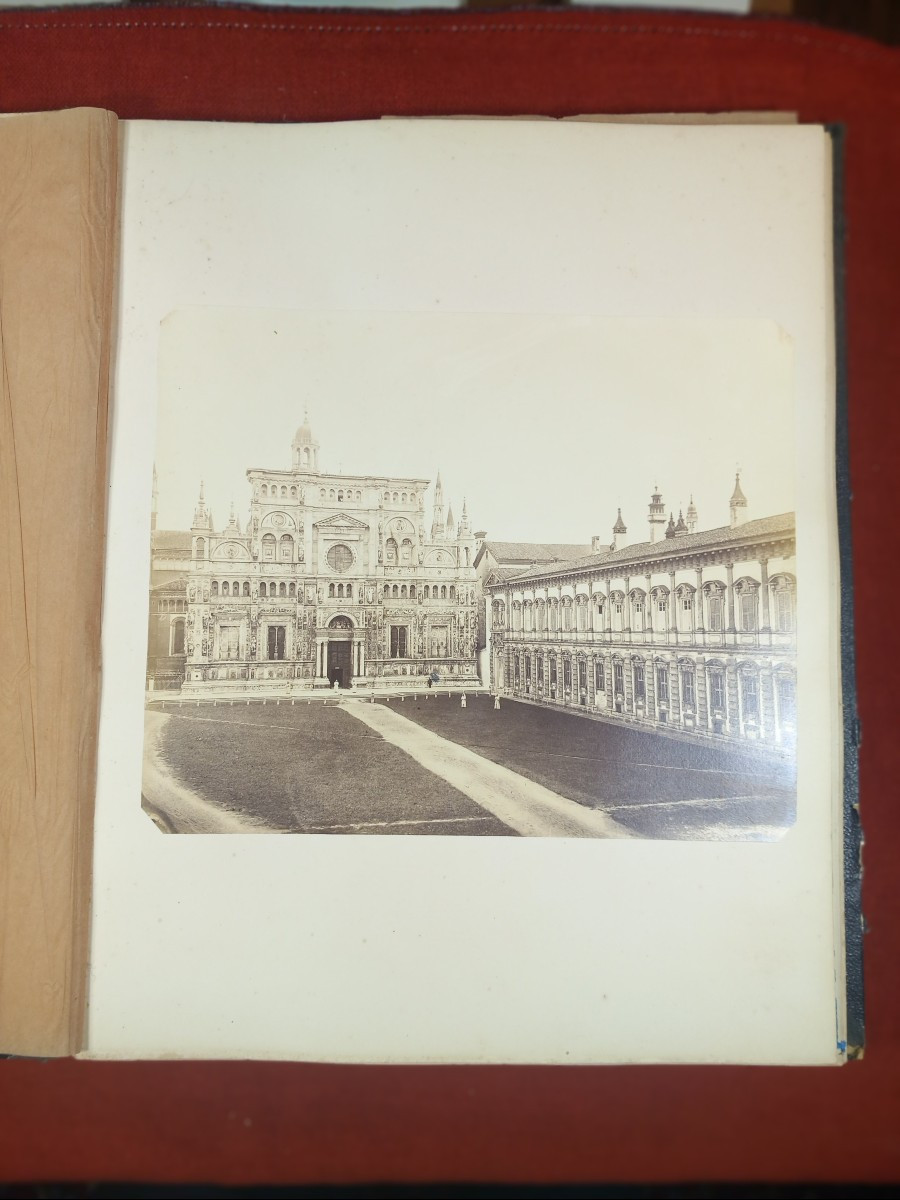 Souvenir Of The Charterhouse Of Pavia Italy Album Of Photographs Ca1870 18 Plates -photo-3