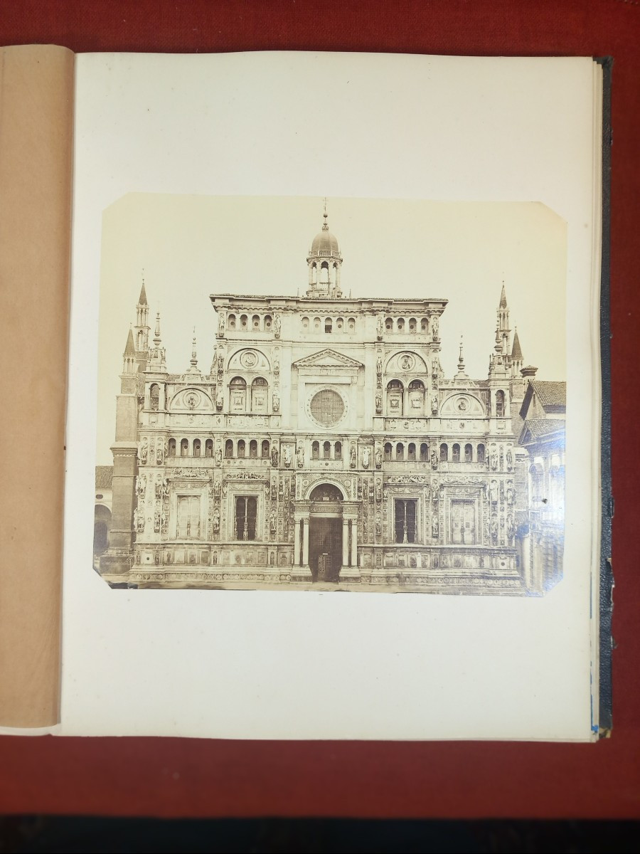 Souvenir Of The Charterhouse Of Pavia Italy Album Of Photographs Ca1870 18 Plates -photo-4