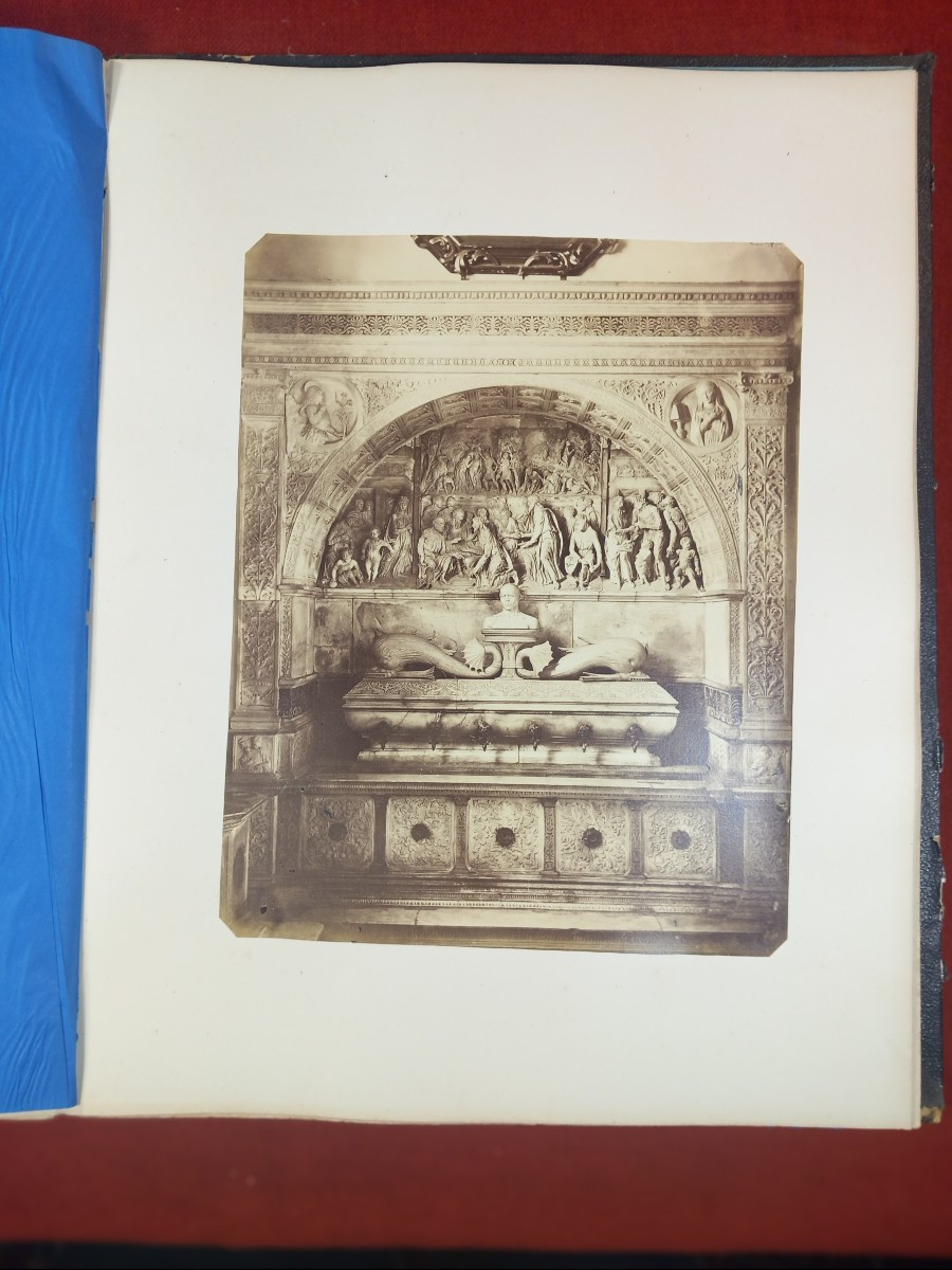 Souvenir Of The Charterhouse Of Pavia Italy Album Of Photographs Ca1870 18 Plates -photo-3