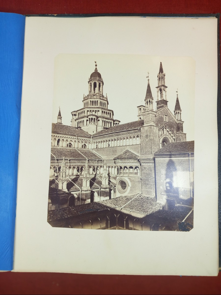 Souvenir Of The Charterhouse Of Pavia Italy Album Of Photographs Ca1870 18 Plates -photo-4