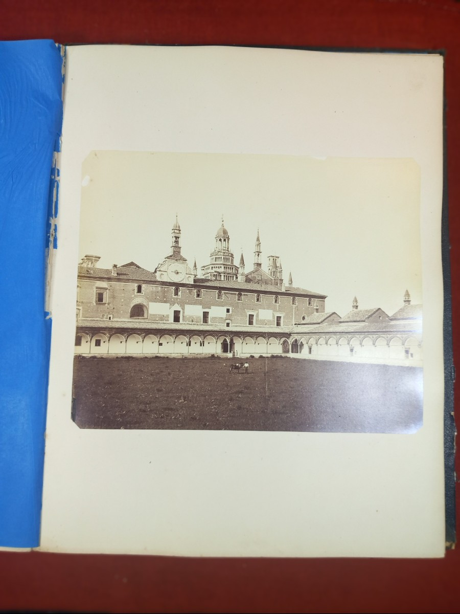 Souvenir Of The Charterhouse Of Pavia Italy Album Of Photographs Ca1870 18 Plates -photo-5