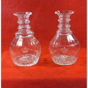 Crystal Decanters For King Louis-philippe's Table Service At The Palace Of Fontainebleau